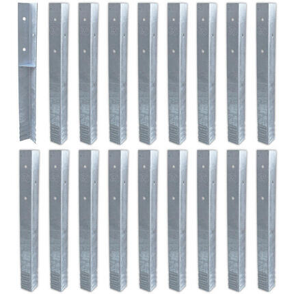 Bodenanker Erdanker Winkelanker-Set SolidLock 18 Stk.