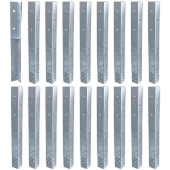 Bodenanker Erdanker Winkelanker-Set SolidLock 18 Stk.