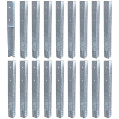 Bodenanker Erdanker Winkelanker-Set SolidLock 18 Stk.