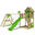 Spielturm HappyHome mit SurfSwing & apfelgrüner Rutsche