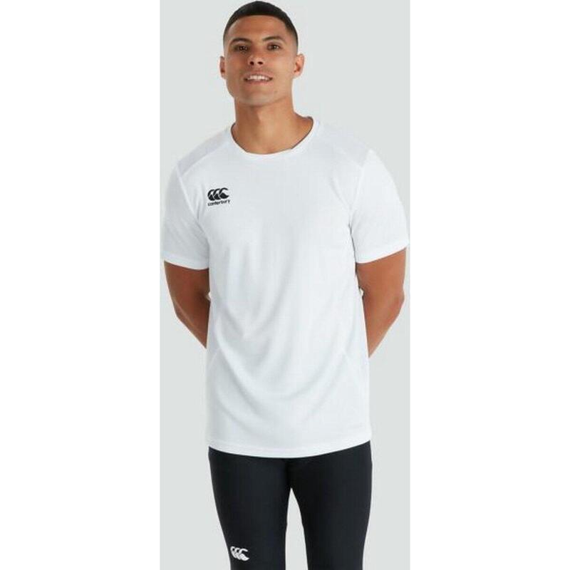 Rugby Sport T-Shirt - Heren Volwassenen Wit