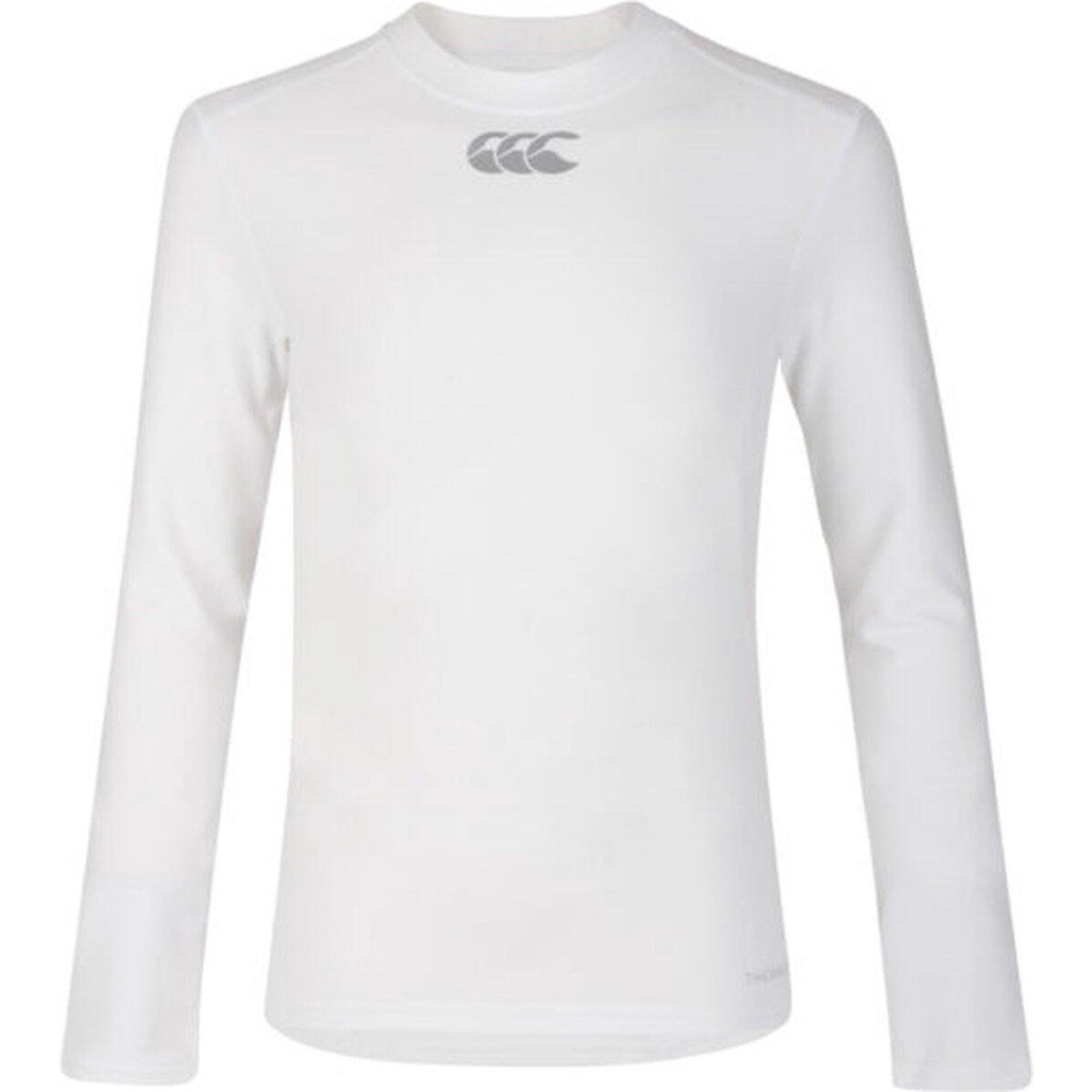 Canterbury - Rugby Thermoreg Long Sleeve - Unisex Kids Blanc - Sous Maillot Manche Courte - Blanc - 38 S - Decathlon