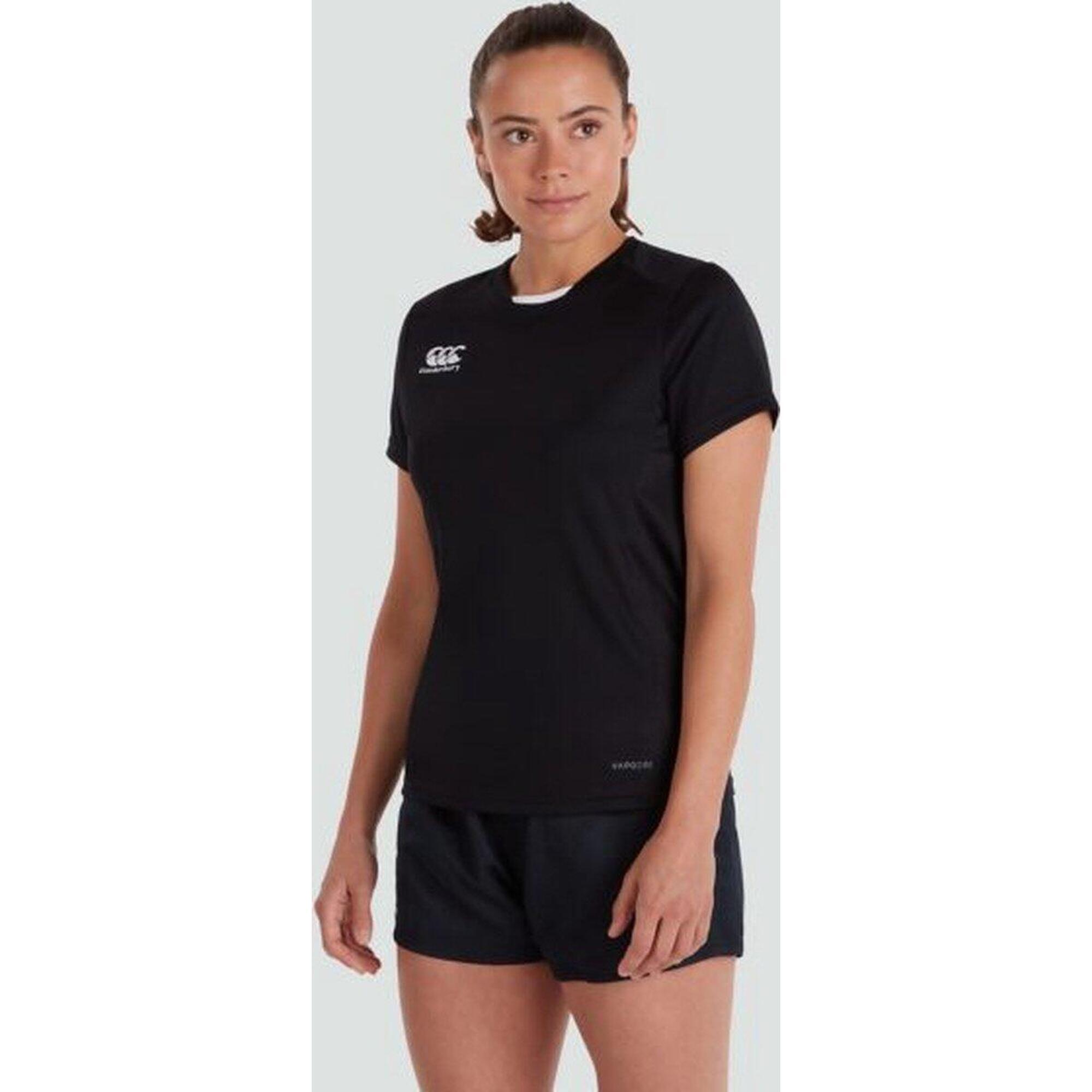 Canterbury - Maillot De Sport Rugby - Femmes Adultes Noir - T-shirt Manches Courtes - Noir - 38 S - Decathlon