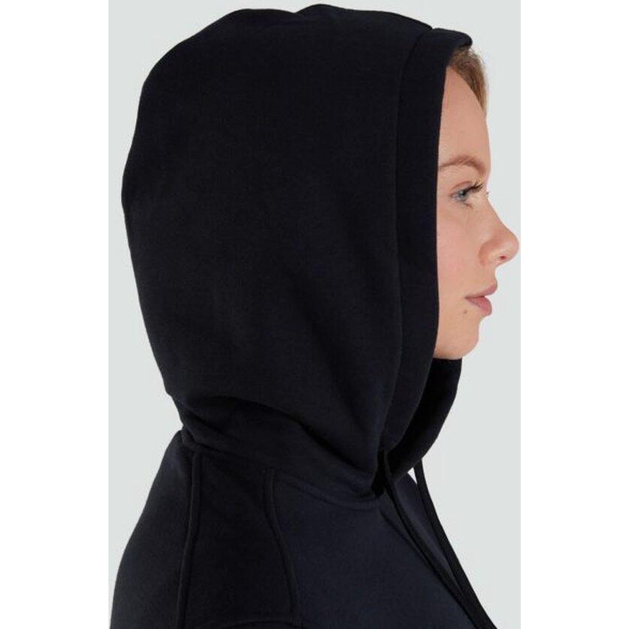 Rugby Hoodie - Vrouwen Volwassenen Zwart