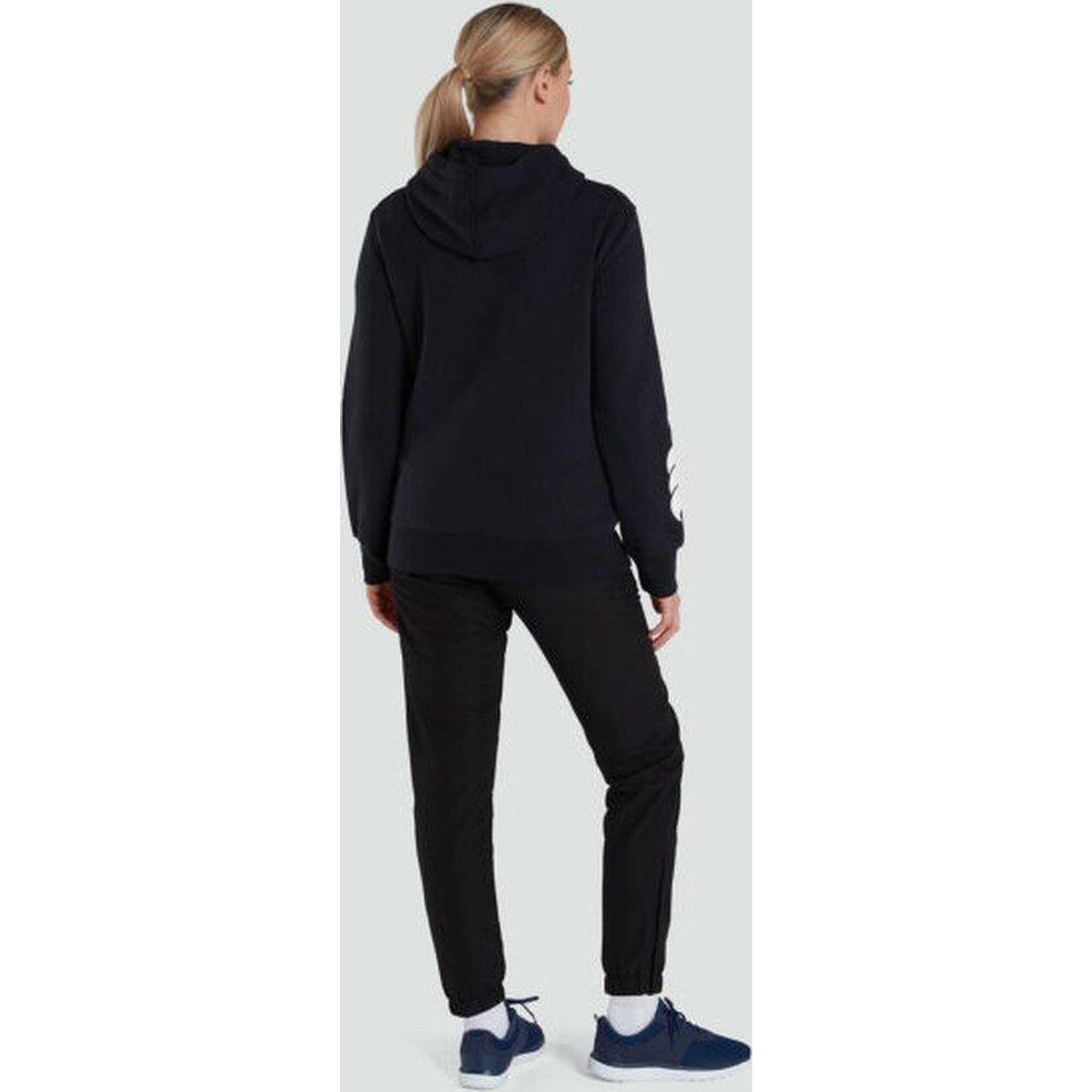 Rugby Hoodie - Vrouwen Volwassenen Zwart