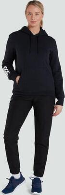Rugby hoodie - vrouwen volwassenen zwart