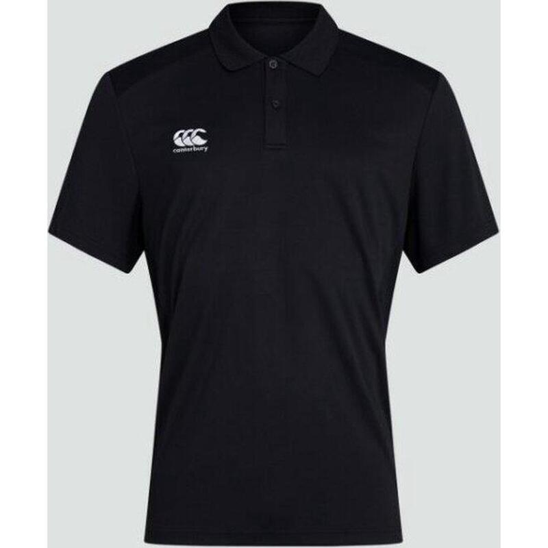 Polo de rugby - hommes Adultes Noir