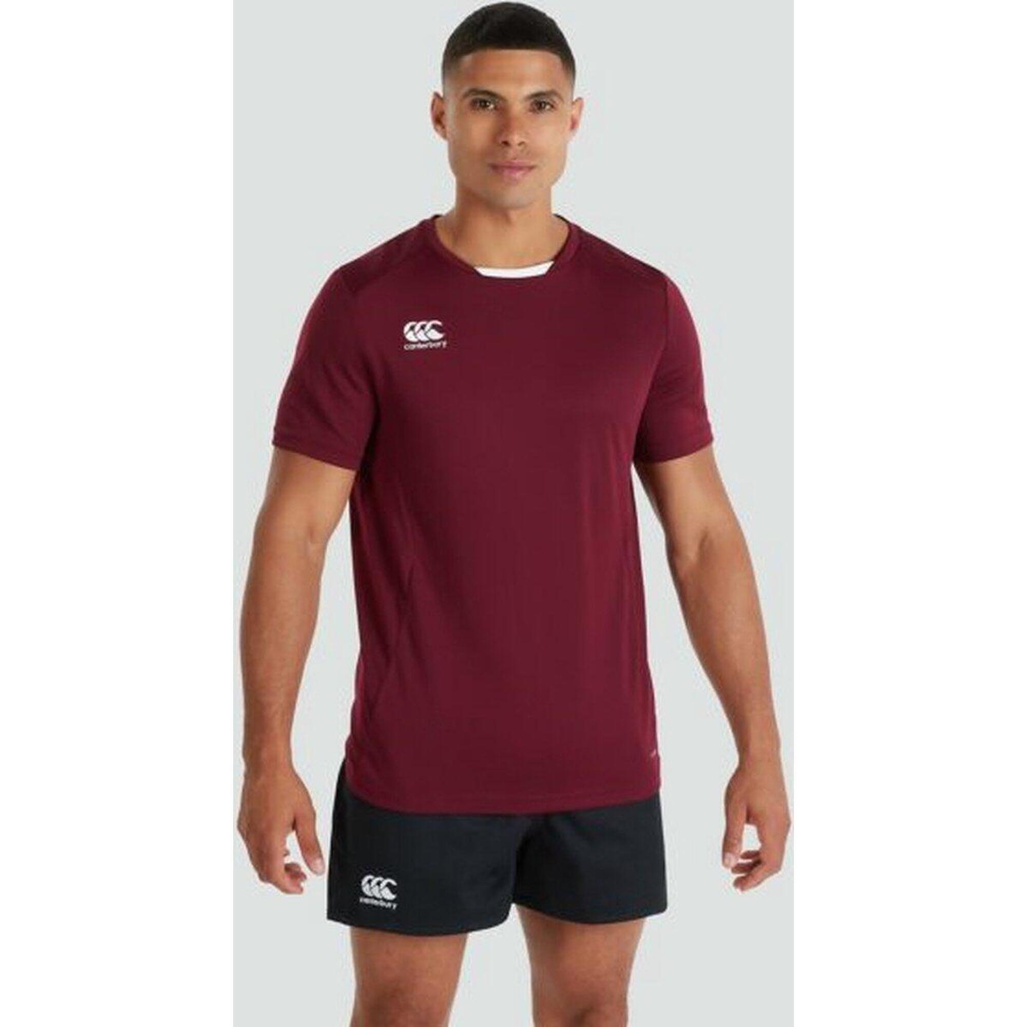 T-shirt sport rugby - hommes Adultes Marron