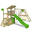 Spielturm FruityForest mit SurfSwing & apfelgrüner Rutsche