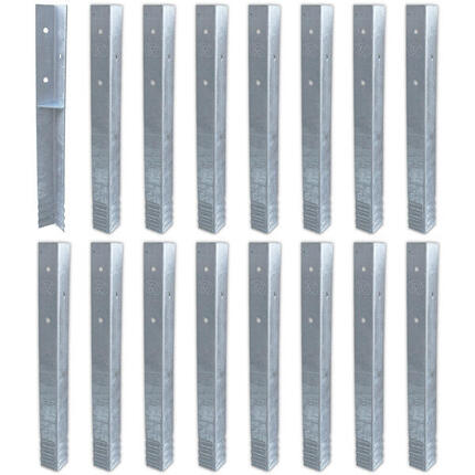 Bodenanker Erdanker Winkelanker-Set SolidLock 16 Stk.