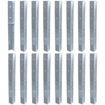 Bodenanker Erdanker Winkelanker-Set SolidLock 16 Stk.
