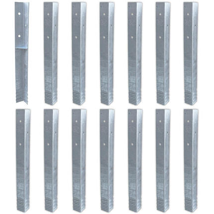 Bodenanker Erdanker Winkelanker-Set SolidLock 14 Stk.