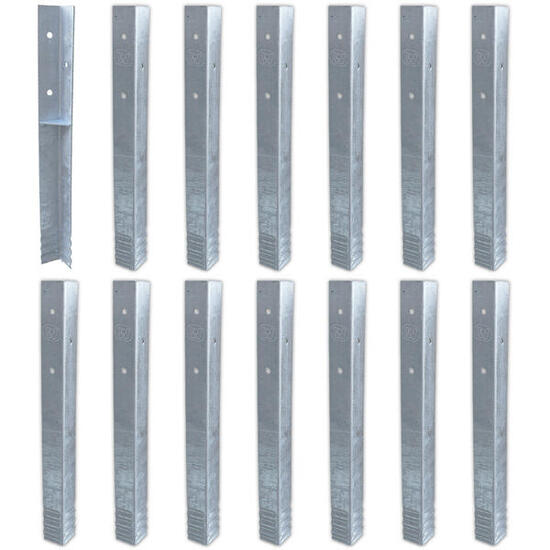 Bodenanker Erdanker Winkelanker-Set SolidLock 14 Stk.