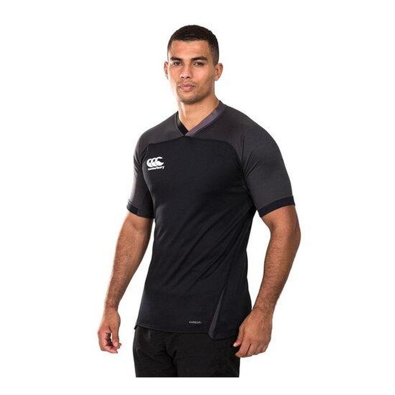 Rugby Sport Shirt - Heren Volwassenen Donker Grijs