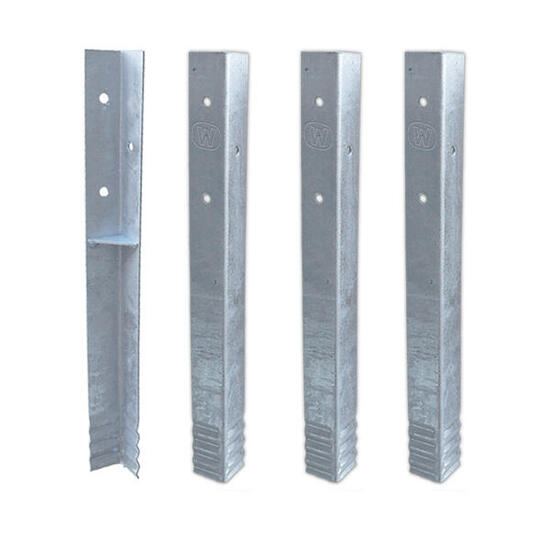 Bodenanker Erdanker Winkelanker-Set SolidLock 4 Stk.