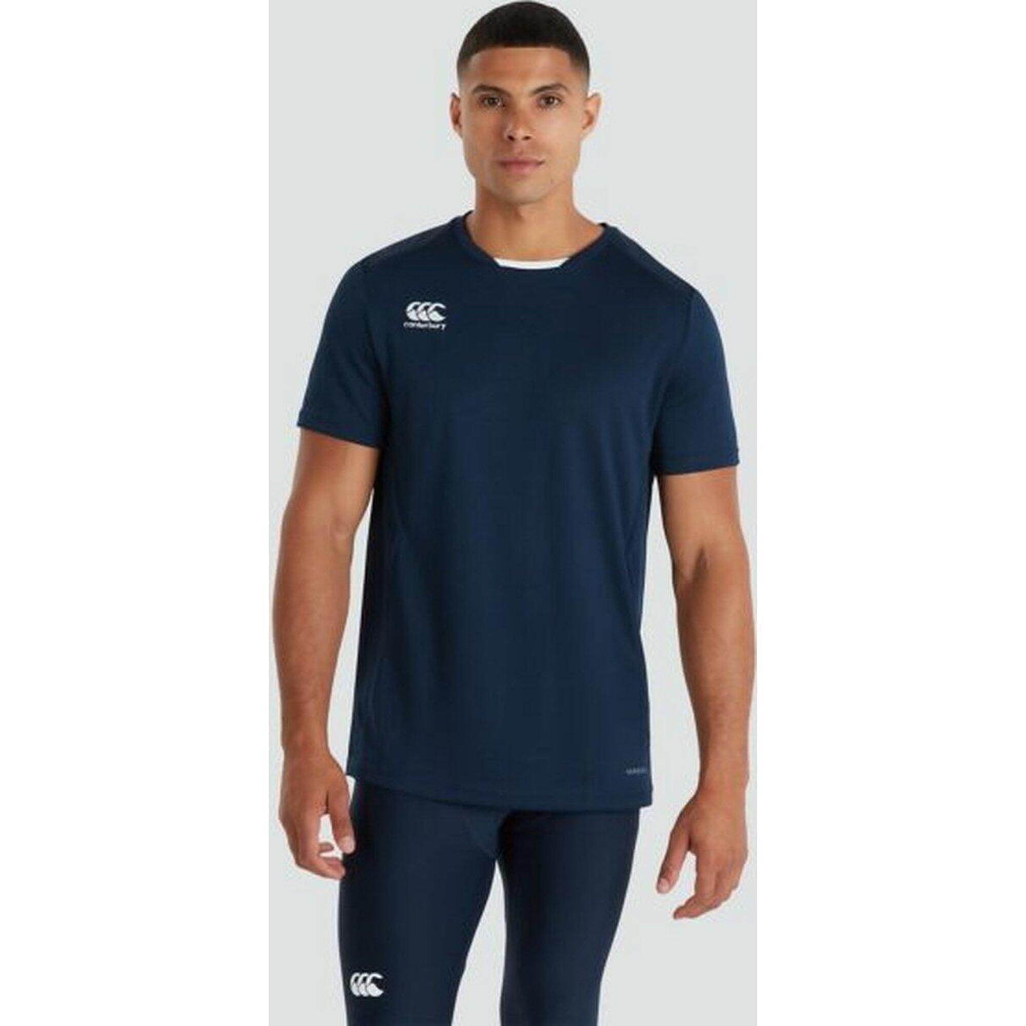 Canterbury - T-shirt Sport Rugby - Hommes Adultes Marine - T-shirt Manches Courtes - Bleu - 38 S - Decathlon