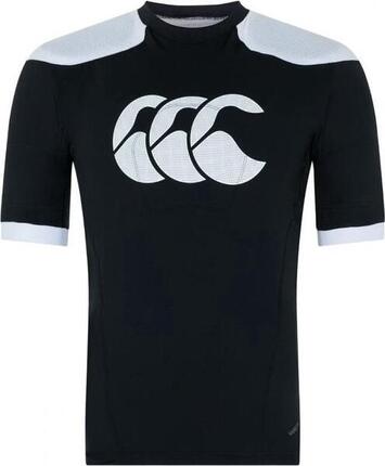 Rugby Sportshirt - Heren Volwassenen Zwart