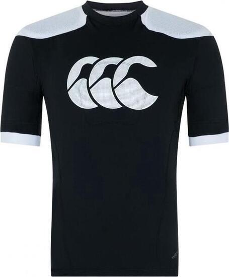 Rugby Sportshirt - Heren Volwassenen Zwart
