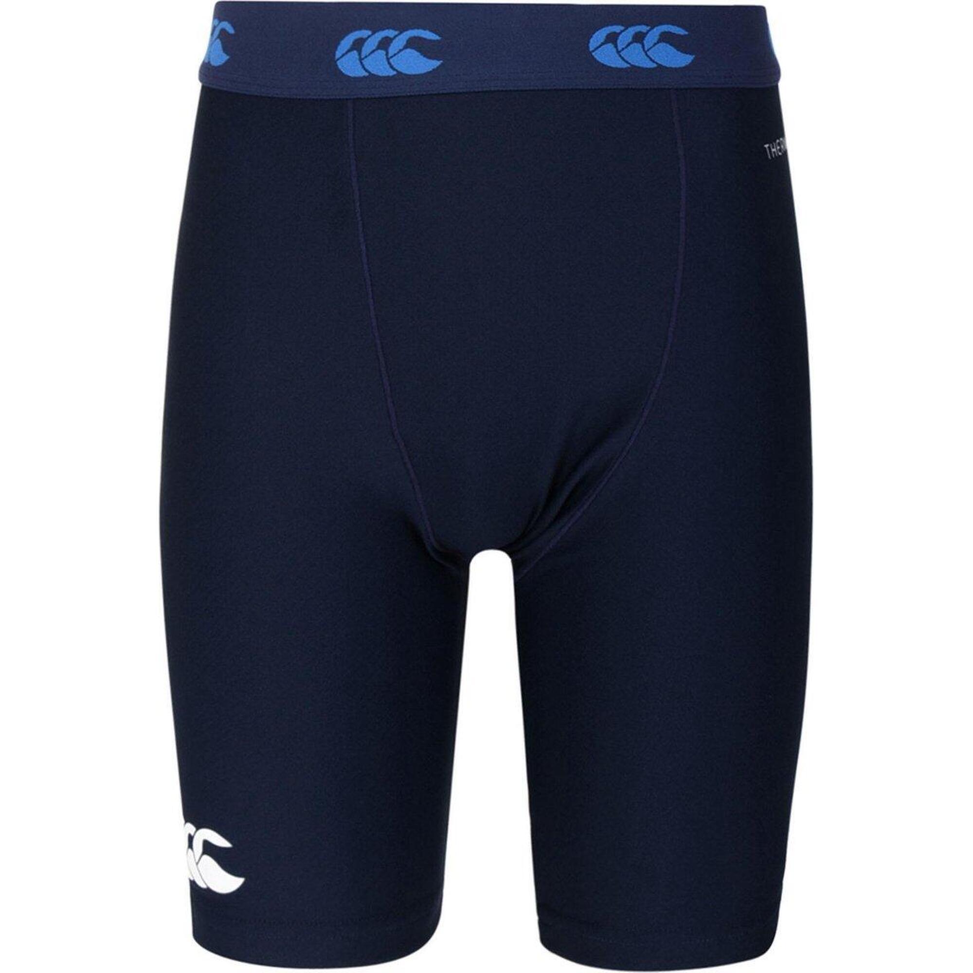 Canterbury - Rugby Thermoreg Short - Unisex Kids Bleu Foncé - Sous Vêtement Bas - Noir - Petit - Decathlon