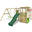 ActionArena speeltoren met schommel & groene glijbaan