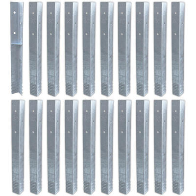 Bodenanker Erdanker Winkelanker-Set SolidLock 20 Stk.