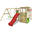 Spielturm ActionArena mit Schaukel & roter Rutsche