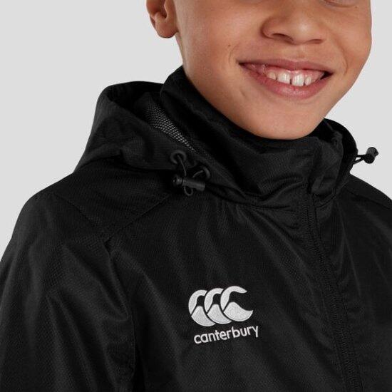 Veste imperméable full zip enfant Canterbury Club Vaposhield