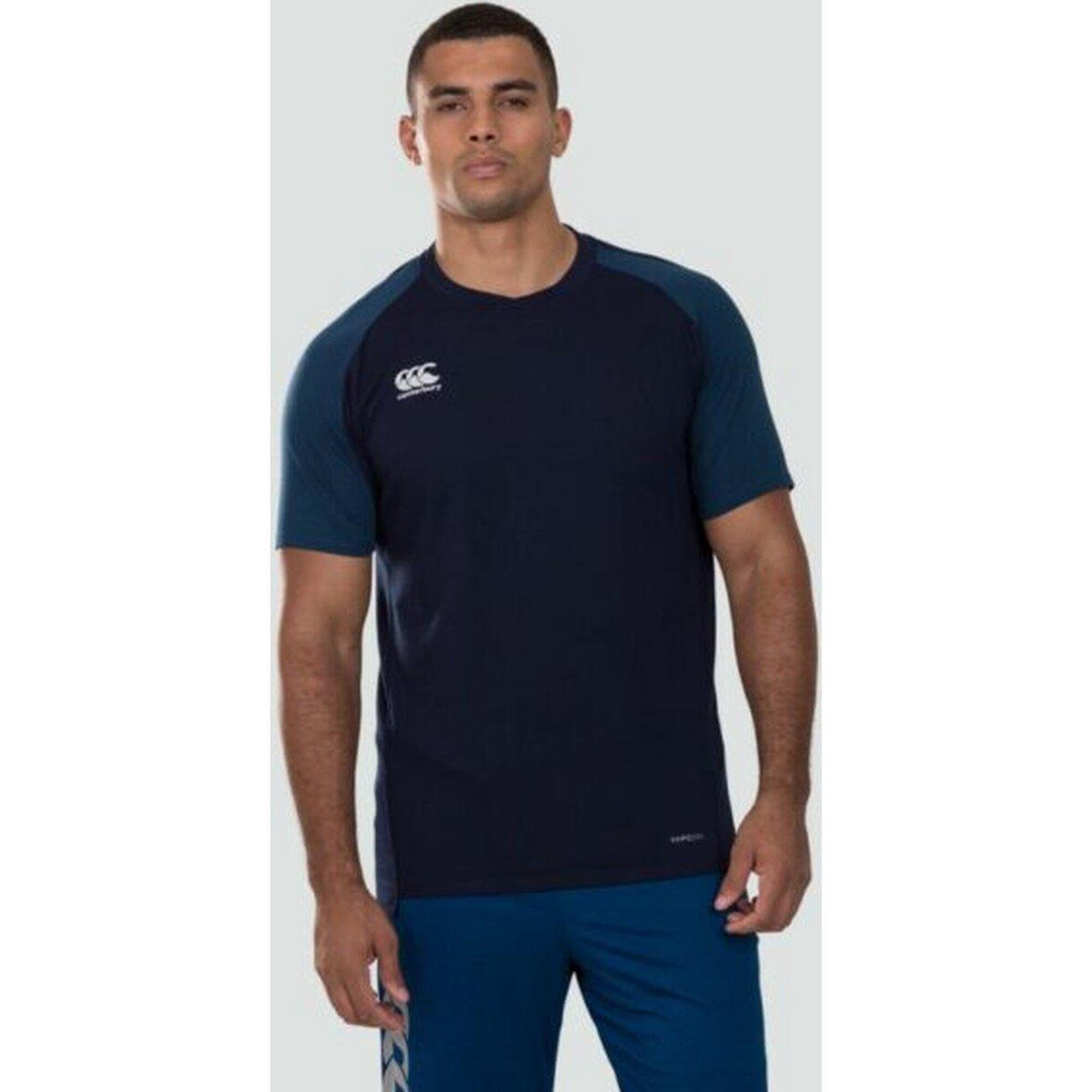 Rugby Sport T-Shirt - Heren Volwassenen Navy