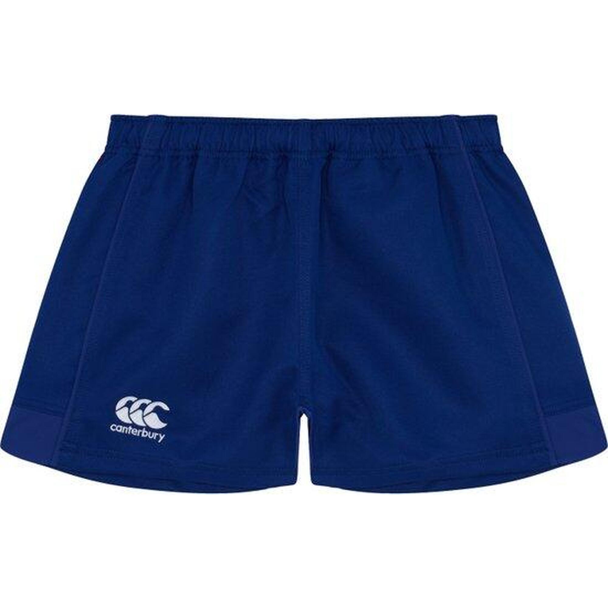 Rugby Sport Shorts - Unisex Kinderen Blauw