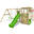 Spielturm ActionArena mit Schaukel & apfelgrüner Rutsche