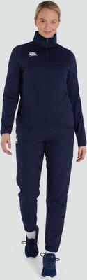 Rugby hoodie - vrouwen volwassenen zwart