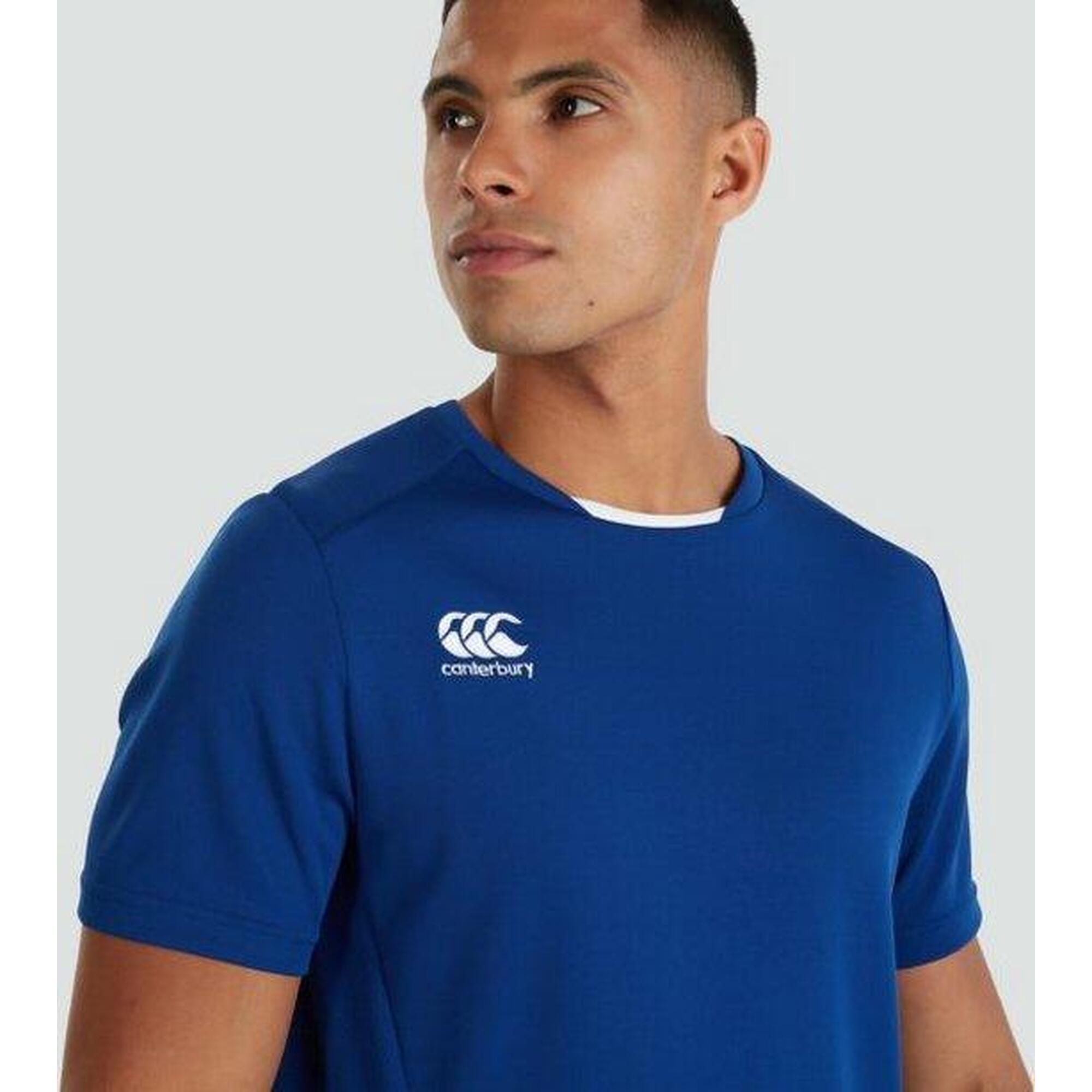 T-shirt sport rugby - hommes Adultes bleu