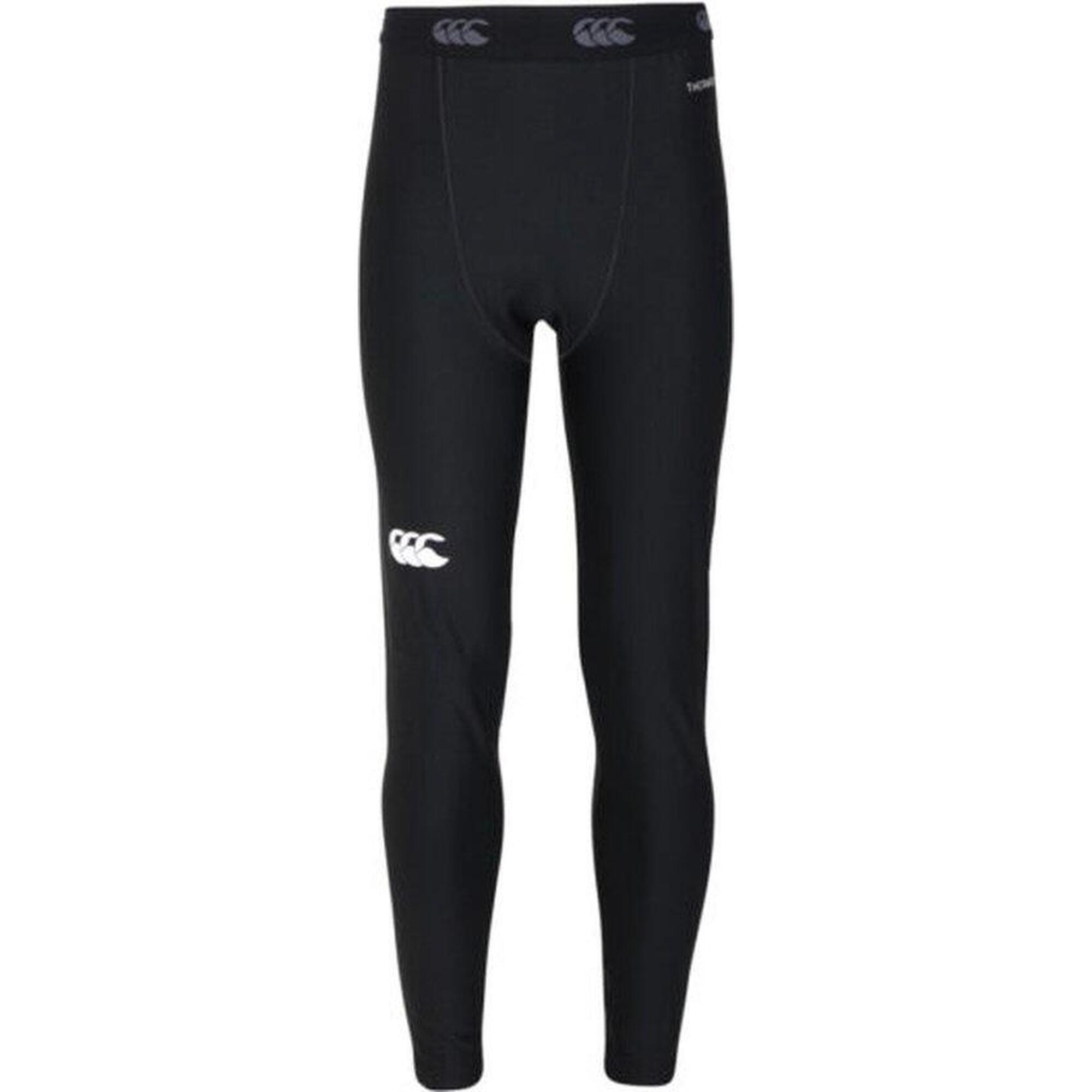 Rugby Thermoreg Legging - Unisex Kinderen Zwart