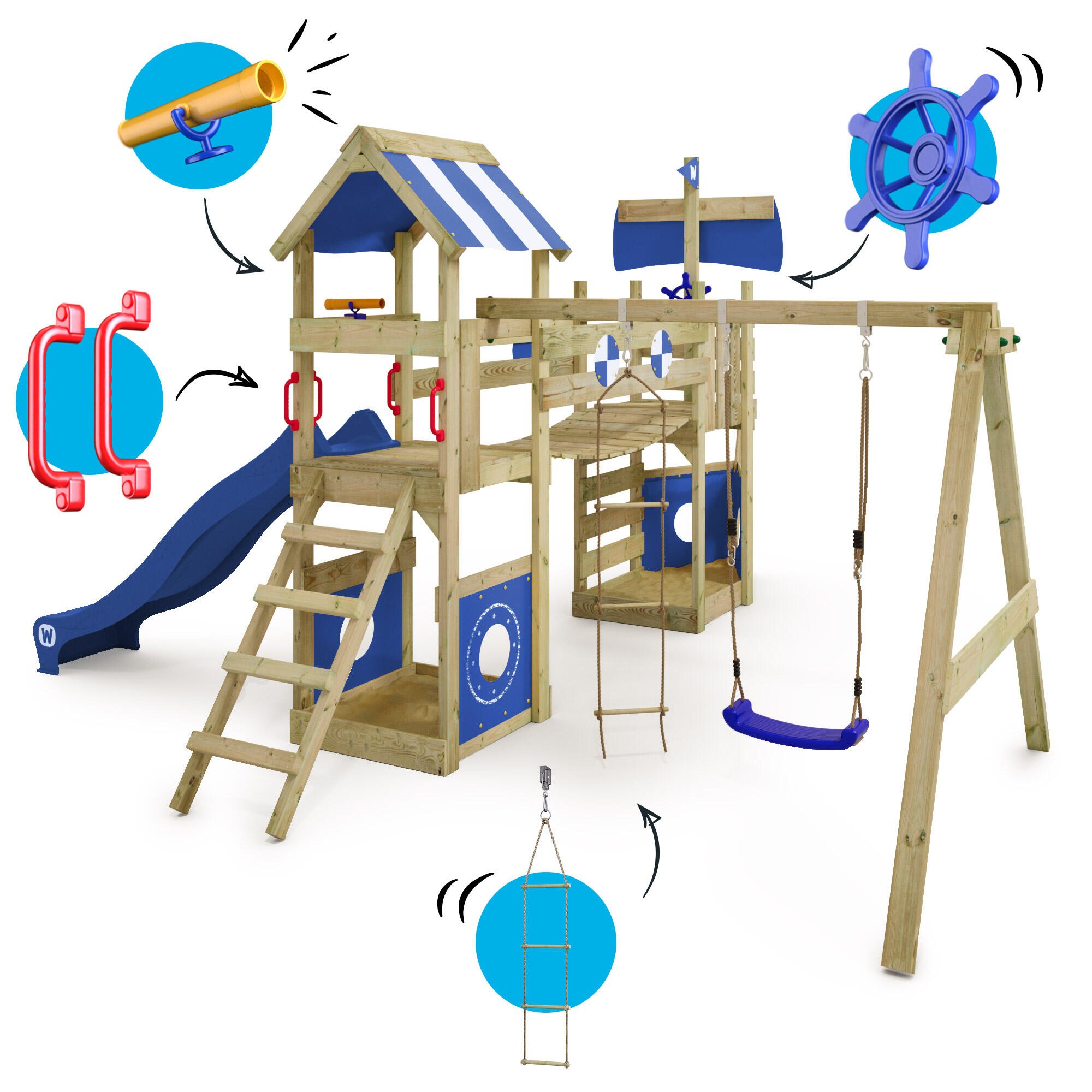 Parque infantil Wickey StormFlyer 5/7