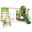 Spielturm JazzyJungle mit SurfSwing & grüner Rutsche