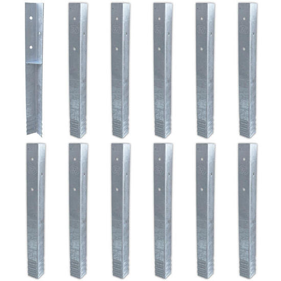 Bodenanker Erdanker Winkelanker-Set SolidLock 12 Stk.