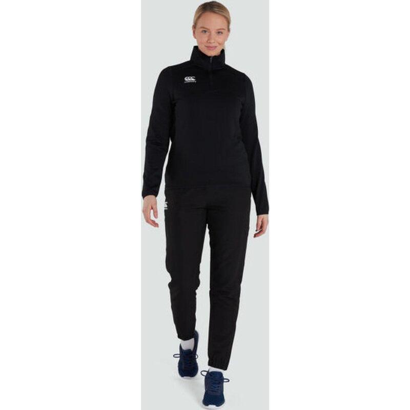 Rugby Quarter Zip Midlayer - Femmes Adultes Noir