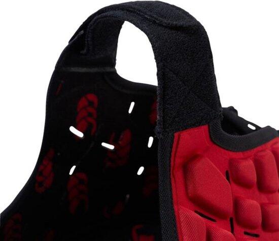 Casco da rugby Canterbury Raze per adulti Rosso Semplice 2/5