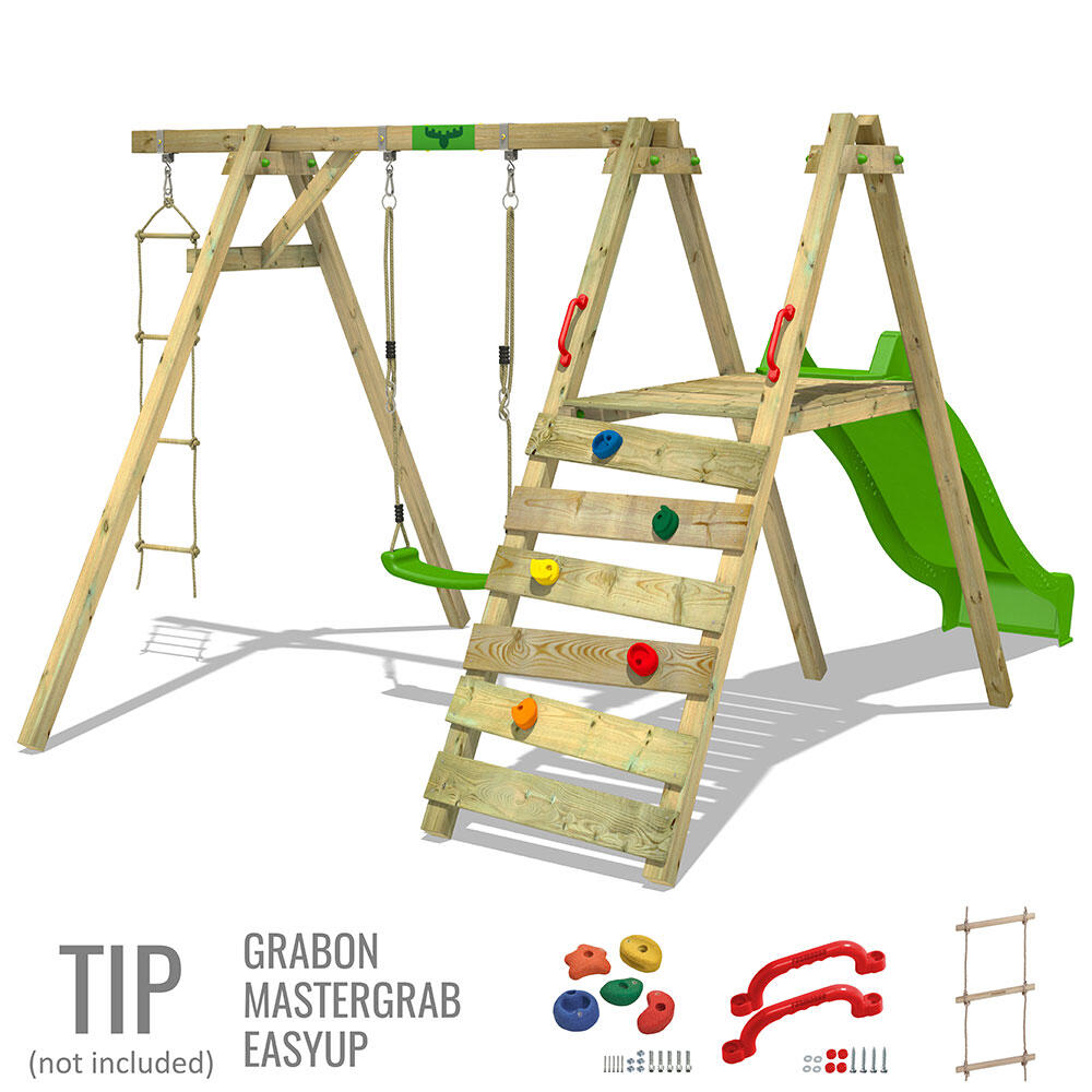 Columpio infantil de madera, JollyJack Star XXL 4/7