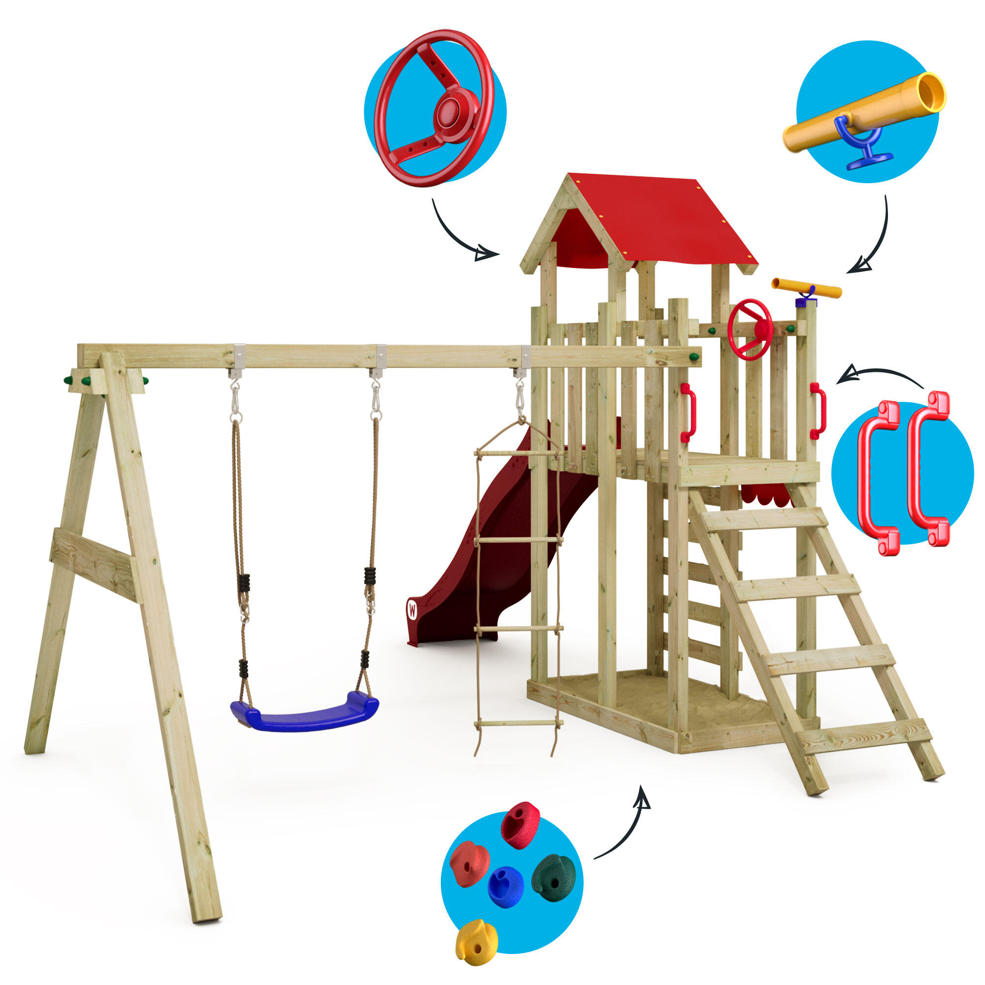 Parque infantil Wickey MultiFlyer Light 5/7