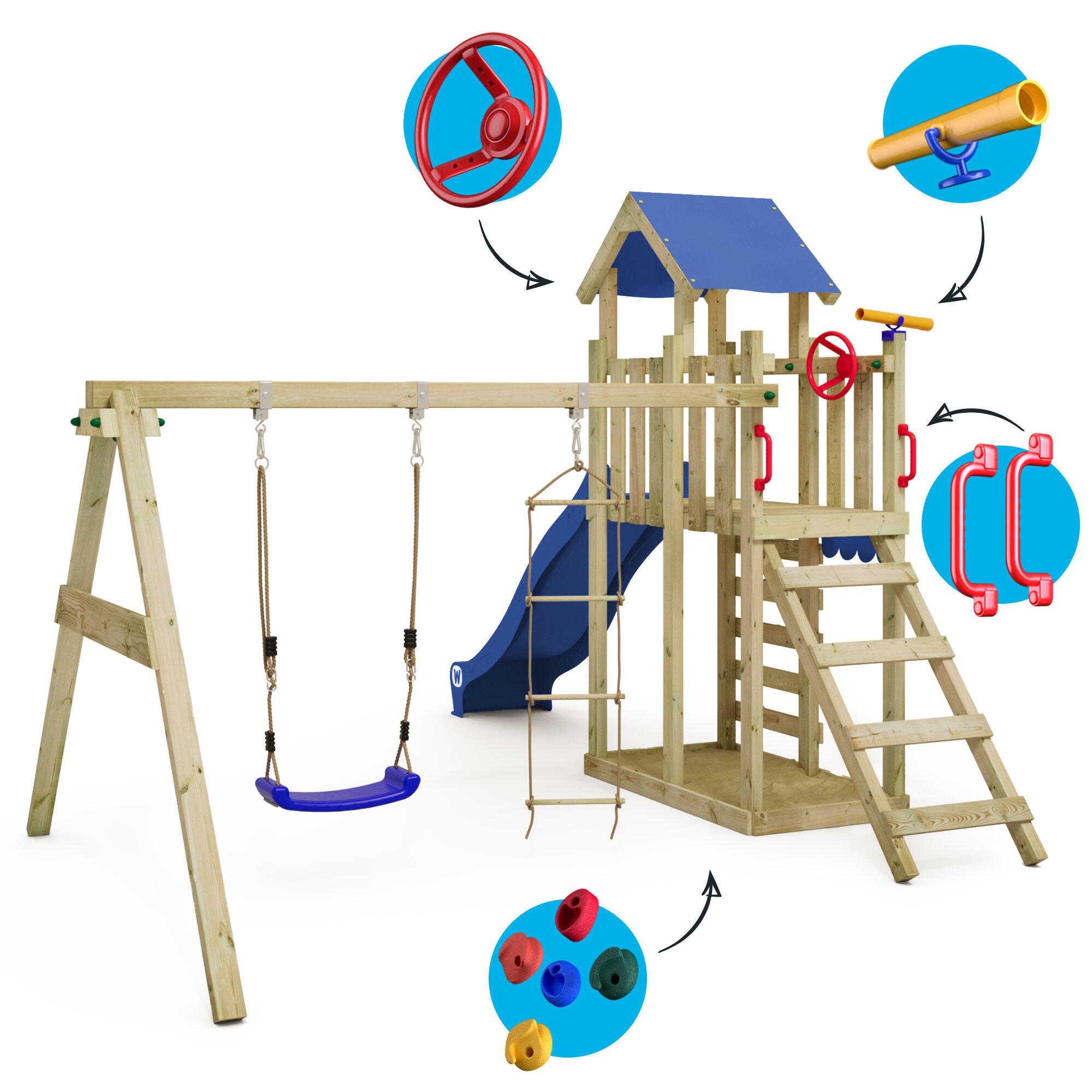 Parque infantil Wickey MultiFlyer Light 5/7