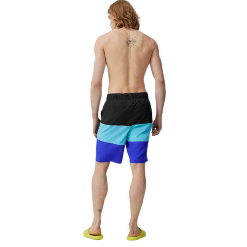 Calções de praia de Surf Homem 4F. Azul 3/4