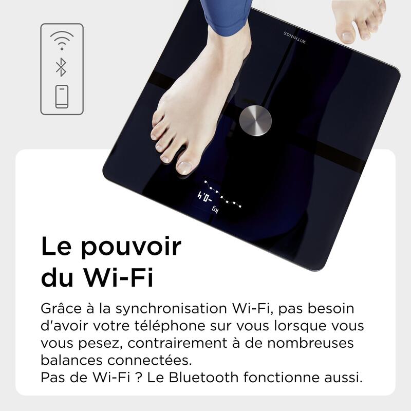 Pèse Personne Reconditionné WIFI Body+ Noir