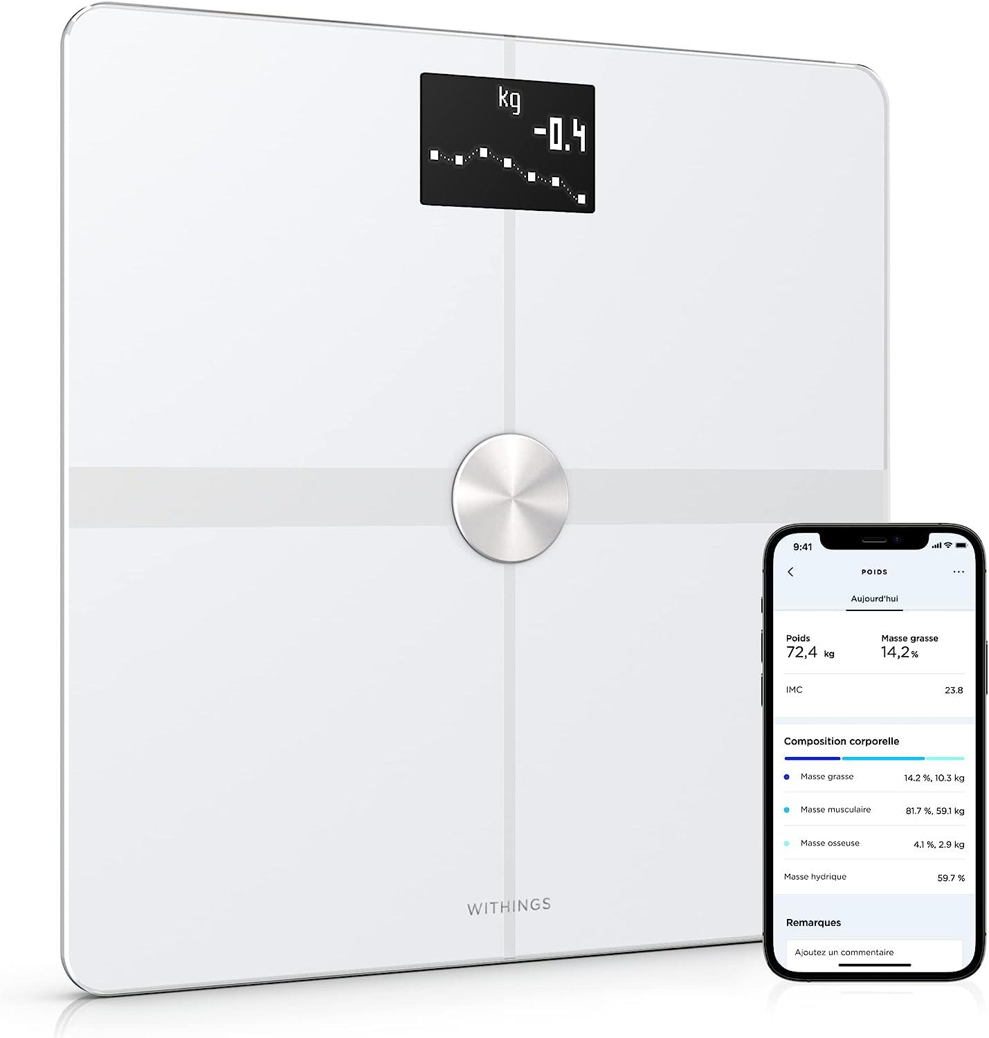 WITHINGS Reconditionné WITHINGS Body+ - Balance connectée WIFI pèse-personne Blanc