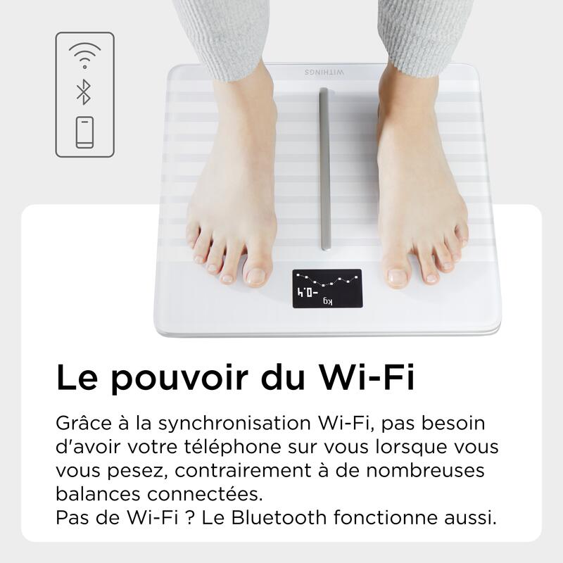 Balance WIFI avec analyse de la composition corporelle et santé cardiovasculaire