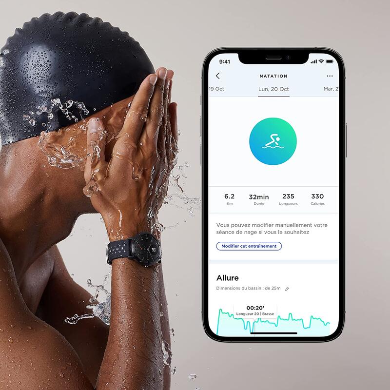 Reconditionné - Montre connectée Withings Steel HR sport - Bon