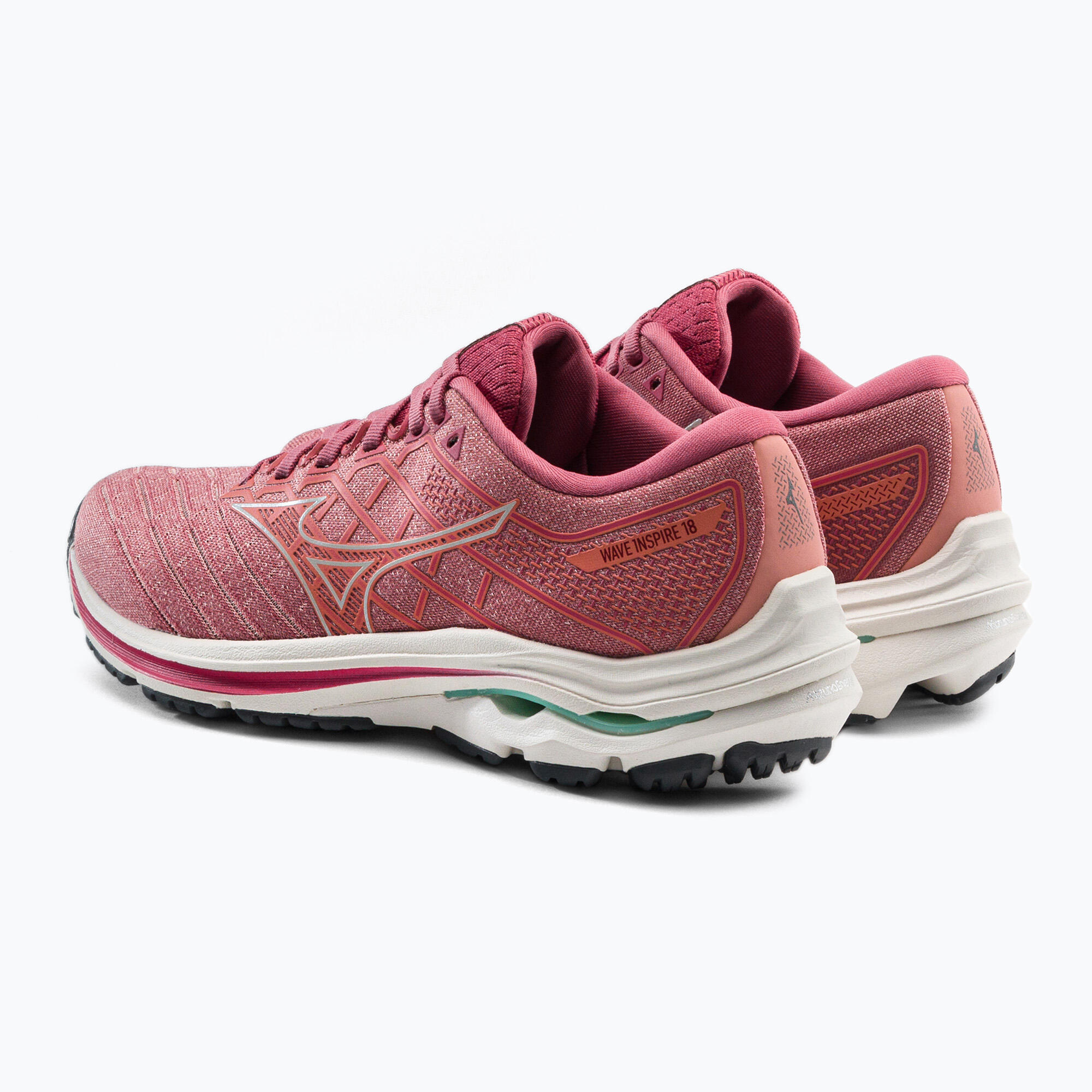 Sapatilhas de corrida Mulher Mizuno Wave Inspire 18 Pink 3/5