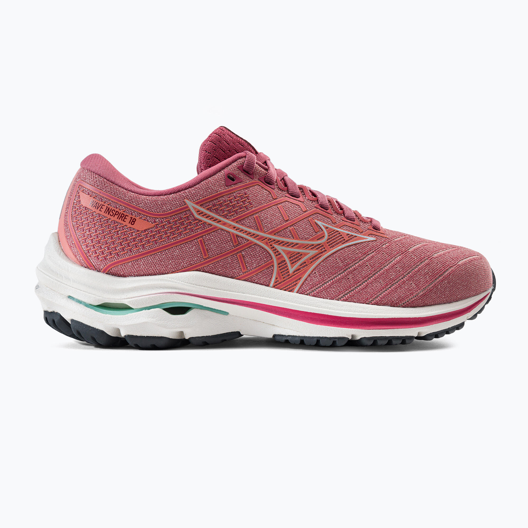 Sapatilhas de corrida Mulher Mizuno Wave Inspire 18 Pink 2/5