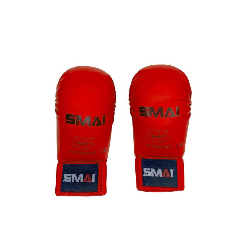 Guantini Smai Karate con pollice Rosso - WKF EN7349 Guantini Smai Karate con pollice Rosso - WKF EN7349