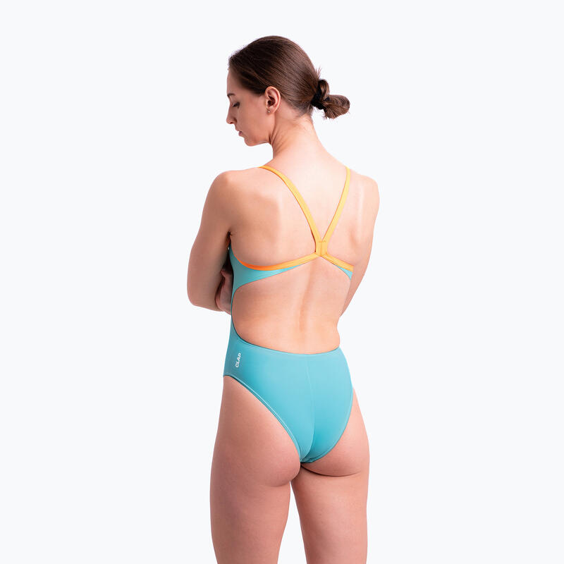 Traje de natación de una sola pieza de dos capasas